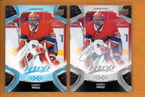 Carey Price 2021-22 cubierta superior MVP hockey impresiones cortas y escritura plateada #202 (2) - Imagen 1 de 2