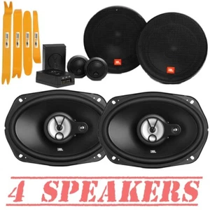 JBL 6.5" Component & 6x9" Coaxial Speaker Upgrade Package for Car/truck/SUV - Picture 1 of 9