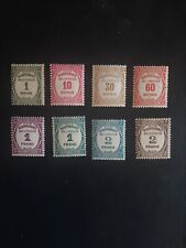 Timbres Taxes Neuf SUPERBE Serie 55 à 62. 8 Valeurs