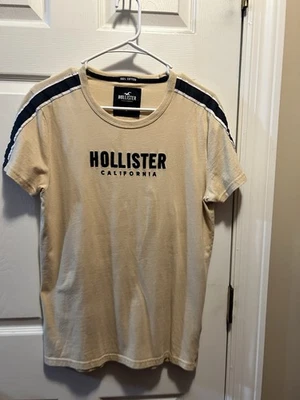 Camiseta Hollister Hombre Talla S Manga Corta Tostada Foto 1 de 3