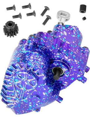 Axial SCX10-Capra 1.9 UTBAluminum Gearbox Complete Transmission Case w/Spur Gear - Image 1 of 4