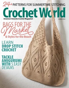 CROCHET WORLD MAGAZINE | SUMMER 2025 | BAG FOR THE MARKET - Picture 1 of 1