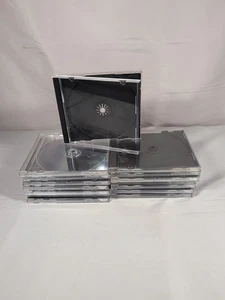 Lot of 15 Empty CD DVD Jewel Cases Standard Size Good Condition - Picture 1 of 6