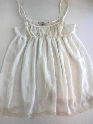 Victoria Secret Babydoll Lingerie 2000 Ivory Country Nightie CottageCore Chemise - Image 1 of 4