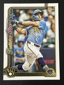 2025 Topps Serie 2 Sal Frelick Future Stars Milwaukee Brewers #651 - Imagen 1 de 2