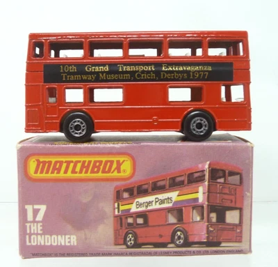 MATCHBOX SUPERFAST No 17 THE LONDONER 10TH GTE CRICH 1977  1 - 75 SERIES BOXED - Image 1 of 4