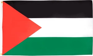 BANDIERA PALESTINA 90X60Cm - BANDIERA PALESTINESA 60 X 90 Cm - - Foto 1 di 12