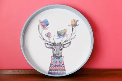 Mikasa x Tipperleyhill Round Serving Tray, 40cm - Image 1 of 4