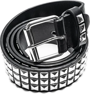 Punk Studded Belt for Women Rock Threads Goth Stud Pyramid Gothic Clothing (Blac - Picture 1 of 5