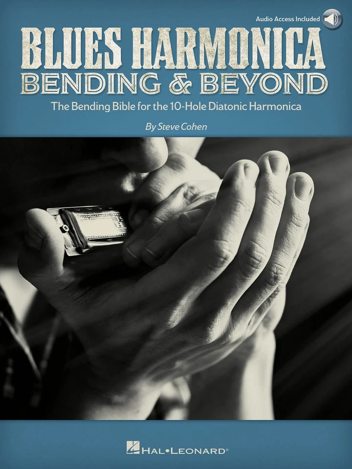 Blues Harmonica Bending & Beyond Steve Cohen Music Lessons Book Play-Along Audio - Image 1 of 1