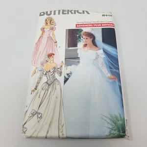 Butterick Off Shoulder Wedding Dress Prom Gown Sewing Pattern 3513 Womens 6 8 10 - Picture 1 of 4