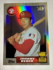 Johnny Bench 2021 Topps All-Star Rookie Cup #96 ๐ฅ Foil ๐ฅ Cincinnati Reds HOF - Picture 1 of 2