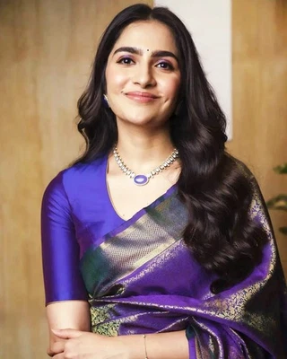 Blusa Sari Fiesta India Boda Diseñador Ropa Sari Bollywood Étnica Paquistaní Foto 1 de 4