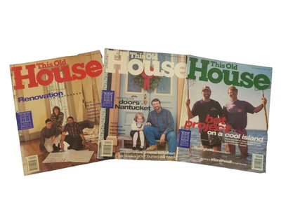 This Old House Magazine 1996 Magazines March/April, Sept/Oct, Nov/Dec Lot of 3 - Image 1 of 4