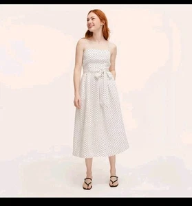 Mini Vestido Midi Para Mujer Lunares Cintura Corbata - Kate Spade Nueva York Talla XS - Imagen 1 de 5