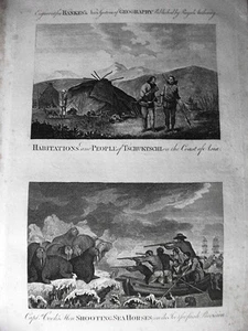 RUSSLAND,SIBIRIEN Kupferstich aus "New System Bankes of Geography" um 1780 - Bild 1 von 1