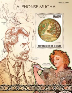Alphonse Mucha - Czech Artist - stamps - 11312 / Bl.2558 - Timbres MNH** - G115 - Picture 1 of 1
