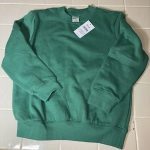 Leveret Sweatshirt Sz 8 Yrs Green Unisex Polyester/cotton NWT - Picture 1 of 6