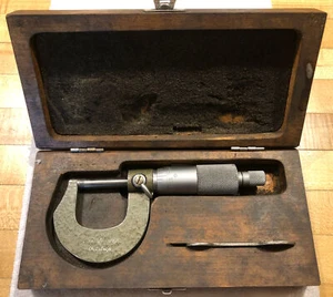 VTG Outside Micrometer MITUTOYO #103-260 0-1” CARBIDE Tip 5210-540-2973 Free S&H - Picture 1 of 10