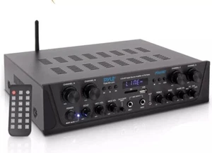 Amplificador Pyle 500W Karaoke Inalámbrico Bluetooth 4 Canales Estéreo Home Theater AUX - Imagen 1 de 11