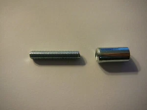 1 IKEA Mutterhülse Zylinder Teil 100648/114584/106498 + 1 Gewindestift 100013 - Bild 1 von 2