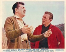 Strangers When We Meet Original Lobby Card Kirk Douglas Ernie Kovacs