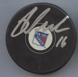 DERICK BRASSARD SIGNED NEW YORK RANGERS HOCKEY PUCK w/ COA - Picture 1 of 1