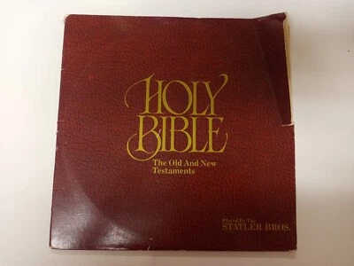Holy Bible The Old And New Testaments Placed By Statler Bros. SRM-2-101 Mercury - Image 1 of 3