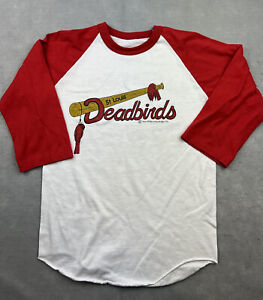 A1 Vintage Kansas City Royals Shirt Raglan 1985 World Series Dead Bird Busters klein