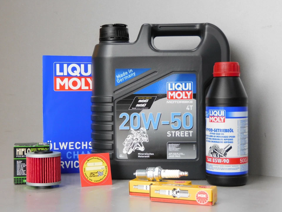 Wartungs Set Yamaha XV 1000 TR1 Öl Ölfilter Zündkerze Service Inspektion - Bild 1 von 1