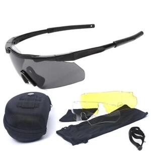 Military Tactical Goggles Cs Airsoft Windproof Shooting Glasses Lens Motorcycle