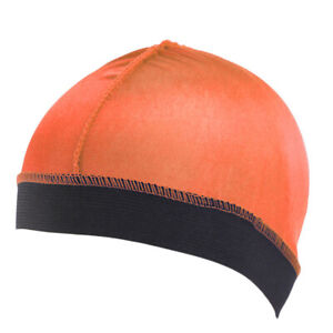 1PCS Kids Silky Dome Wave Cap Hair Cover Bonnet Boy Headwear Soft Elastic Band