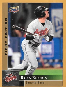 Brian Roberts Baltimore Orioles #309 - cubierta superior primera edición casi nuevo-como nuevo 2009 - Imagen 1 de 2