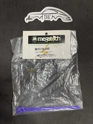 Megatech Vintage RC Car Part # MTC16100 Purple Long One-Piece Body Pins (4) - Image 1 of 2