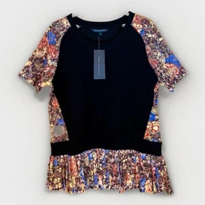 French Connection Women’s Top Size S (UK 8) | NEW Black T-shirt RRP £70.00 - Picture 1 of 12