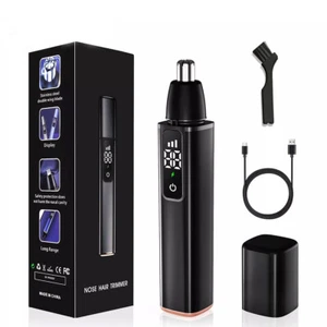 Ear and Nose Hair Trimmer for Men, IPX7 Waterproof Dual Edge Blades - Picture 1 of 9