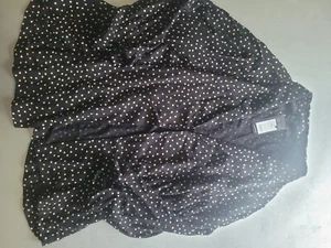 NEW LOOK CURVESEC SPOT PRINTED BLAZER UK22 - Picture 1 of 3