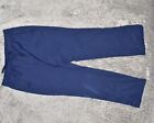 Under Armour Men's Size Mx32 Sweatpants Storm 3 Lined Blue Polyester Flat Front