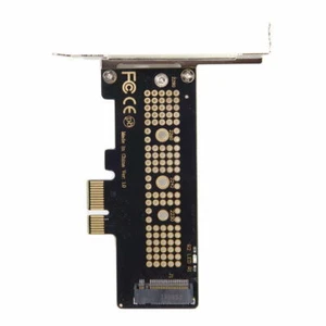 Low Profile PCI-E 3.0x4 Lane to M.2 NGFF M-Key SSD Nvme AHCI PCI Express Adapter - Picture 1 of 7