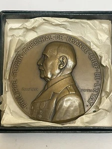 Medalla Conmemorativa Del Mariscal Petain Francia - Imagen 1 de 6