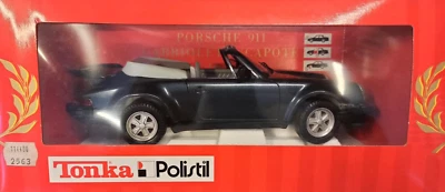 Porsche 911 Turbo Cabrio con capote aperta Scala 1:16 Made in Italy Polistil - Immagine 1 di 4