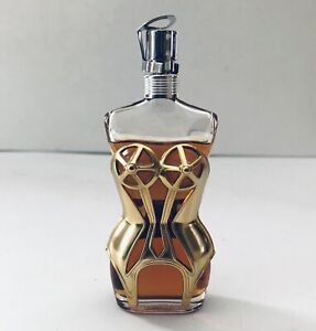 1990s Jean-Paul Gaultier Rock Star Gold Corset Parfum Perfume Made In France