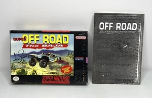 Super Nintendo SNES Super Off Road The Baja Caja Original + Solo Manual *Sin Juego* - Imagen 1 de 12