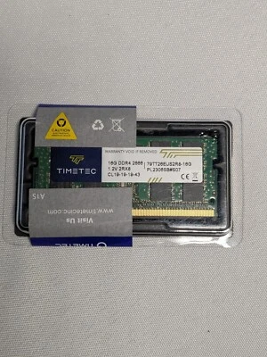 Timetec 79TT26EUS2R8 DDR4 2666MHz SODIMM 16GB Memory Module For Mac Laptop - Image 1 of 4