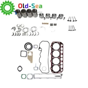 Overhaul Rebuild Kit For Yanmar 4TNV94 Engine for Hyundai R60-7 R60-9 Excavator - Picture 1 of 6