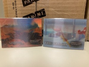 2003 Inkworks Justice League The Flash #AW4 ActionWorks Martian Manhunter #AW7