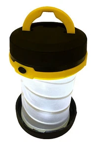 FOLDING POP UP CAMPING LED LANTERN TRAVEL HANGING LIGHT caravan boat motorhome - Picture 1 of 2