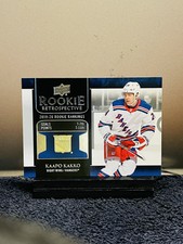 2020-21 Upper Deck Series 1 Kaapo Kakko Rookie Retrospective #RR-4 NY Rangers
