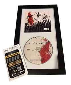 THREE DAYS GRACE SIGNED ALIENATION CD JSA COA DISPLAY FRAMED ADAM GONTIER +4 - Picture 1 of 1