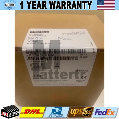 New Siemens 6ES7288-1ST30-0AA1 6ES72881ST300AA1 SIMATIC S7-200 SMART CPU ST30 - Image 1 of 4